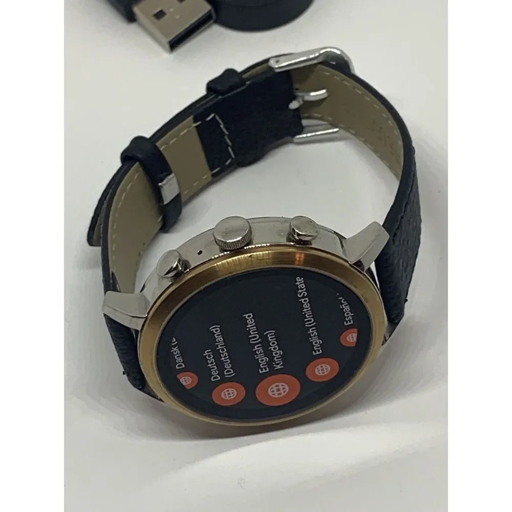 Fossil Gen 4 Authentic Digital Dial Smart Watch Custom Band FTW6016 QT486